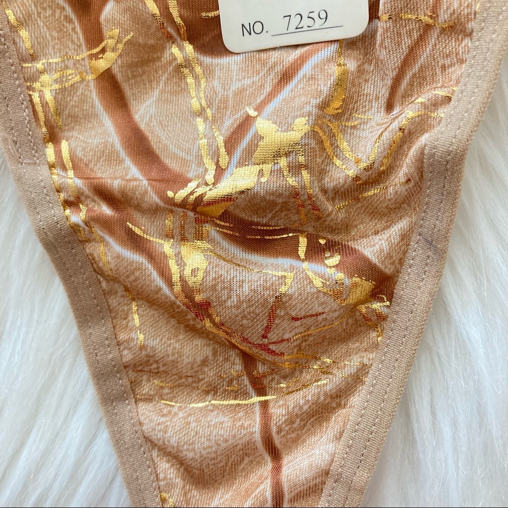 NEW Set of Two (2) Rose Floral Thong Bikini - Picture 13 of 14